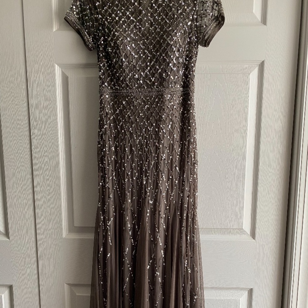 Adrianna Papell beaded formal dress